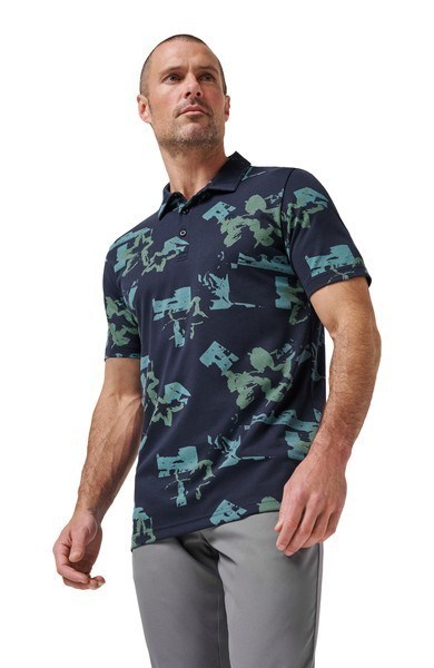 Travis Mathew Favorite Hello Herren Poloshirt, total eclipse