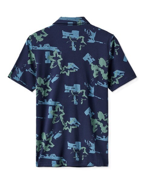 Travis Mathew Favorite Hello Herren Poloshirt, total eclipse