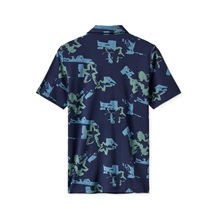 Travis Mathew Favorite Hello Herren Poloshirt, total eclipse