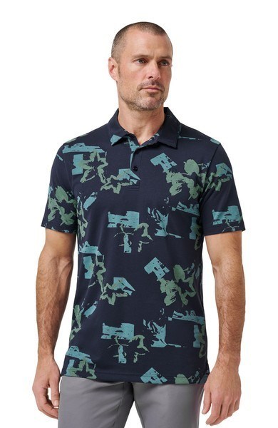 Travis Mathew Favorite Hello Herren Poloshirt, total eclipse