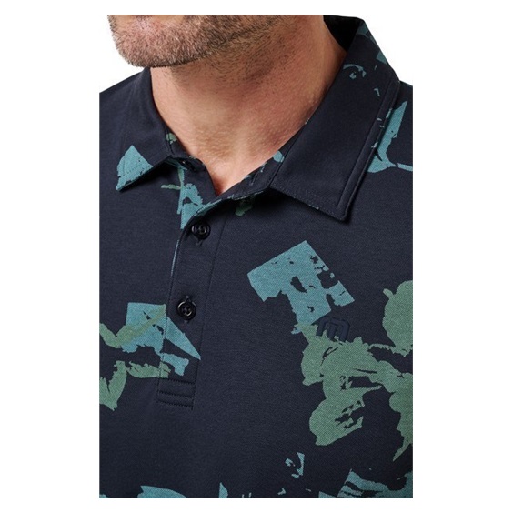 Travis Mathew Favorite Hello Herren Poloshirt, total eclipse