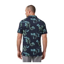 Travis Mathew Favorite Hello Herren Poloshirt, total eclipse