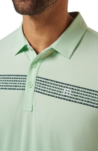 Travis Mathew River Boat Herren Poloshirt, aqua foam