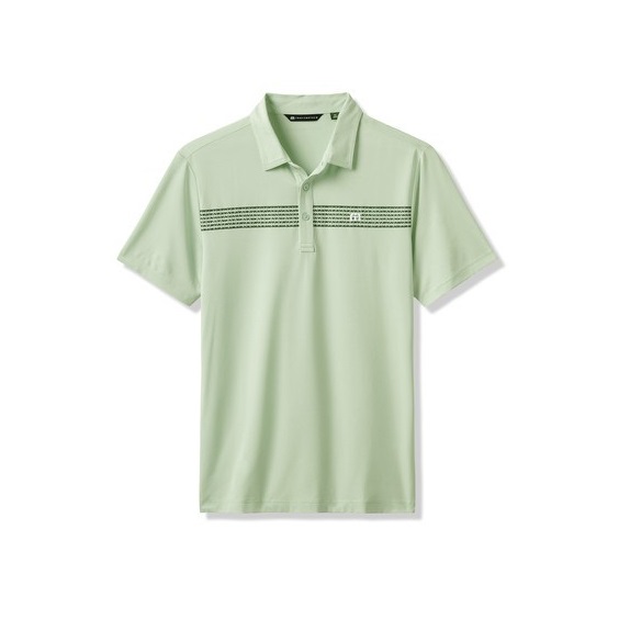 Travis Mathew River Boat Herren Poloshirt, aqua foam