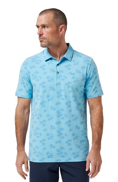 Travis Mathew Port Day Herren Poloshirt, air blue