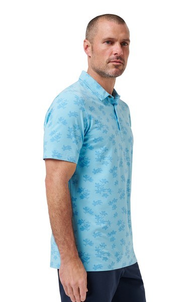 Travis Mathew Port Day Herren Poloshirt, air blue