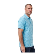 Travis Mathew Port Day Herren Poloshirt, air blue