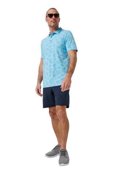 Travis Mathew Port Day Herren Poloshirt, air blue