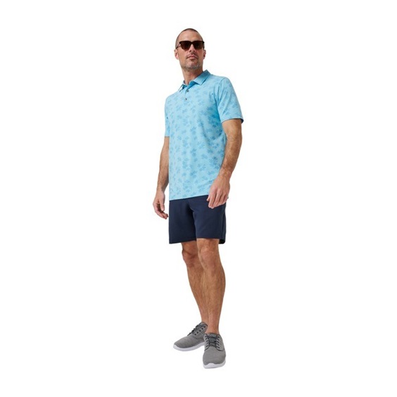 Travis Mathew Port Day Herren Poloshirt, air blue