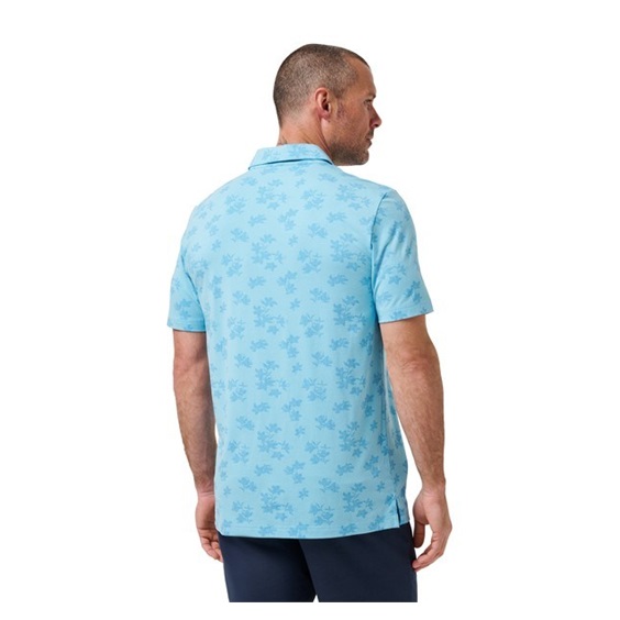 Travis Mathew Port Day Herren Poloshirt, air blue