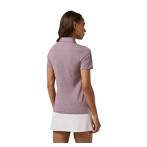 Travis Mathew Featherweight Active Damen Poloshirt, heather damson
