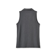 Travis Mathew Featherweight Active Damen ärmellos Poloshirt, schwarz