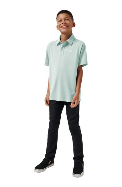 Travis Mathew The Heater junior polo, eierschalenblau
