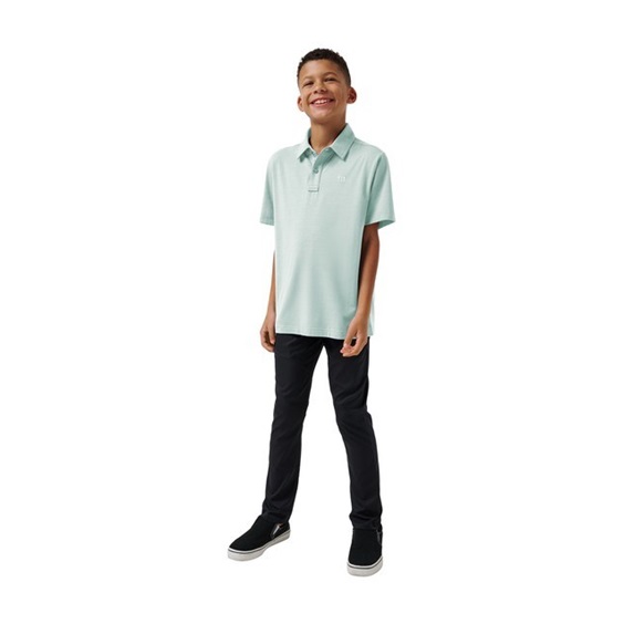 Travis Mathew The Heater junior polo, eierschalenblau