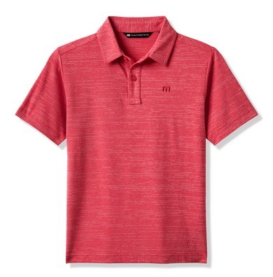 Travis Mathew The Heater junior polo, heather scooter