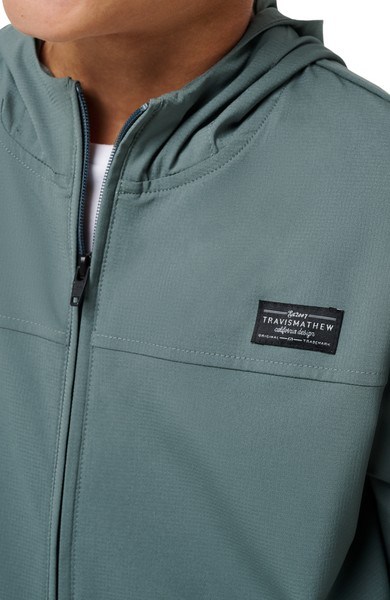 Travis Mathew Wanderlust Junior Sweatshirt, balsam green