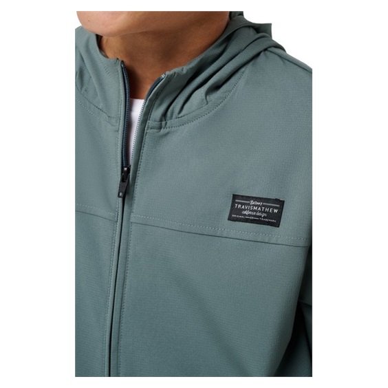 Travis Mathew Wanderlust Junior Sweatshirt, balsam green