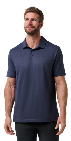 Travis Mathew Featherweight Performance Herren Poloshirt, total eclipse