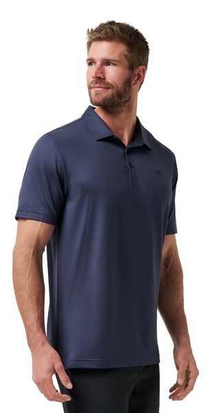Travis Mathew Featherweight Performance Herren Poloshirt, total eclipse