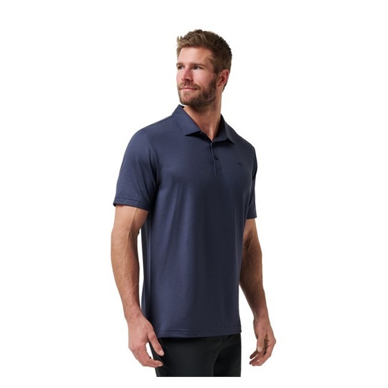 Travis Mathew Featherweight Performance Herren Poloshirt, total eclipse
