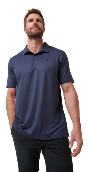 Travis Mathew Featherweight Performance Herren Poloshirt, total eclipse