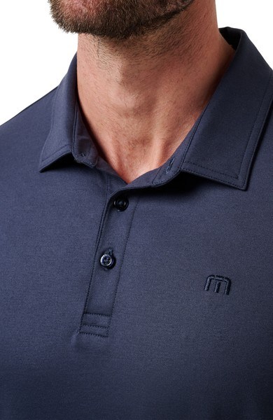 Travis Mathew Featherweight Performance Herren Poloshirt, total eclipse