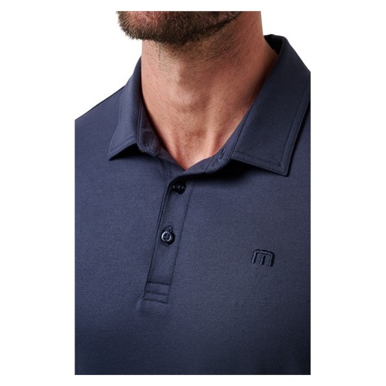 Travis Mathew Featherweight Performance Herren Poloshirt, total eclipse