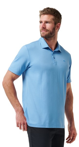 Travis Mathew Featherweight Performance Herren Poloshirt, pacific coast