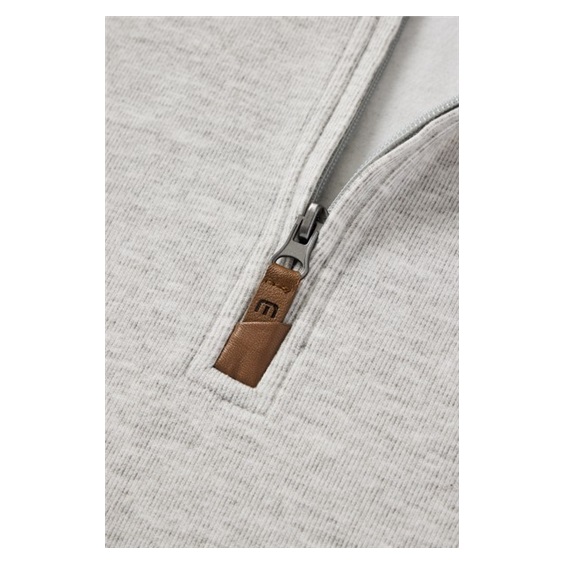 Travis Mathew Cloud 1/4 zip Herren Pullover, grau