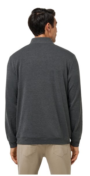Travis Mathew Cloud 1/4 zip Herren Pullover, schwarz
