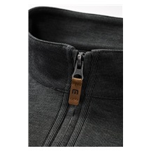 Travis Mathew Cloud 1/4 zip Herren Pullover, schwarz