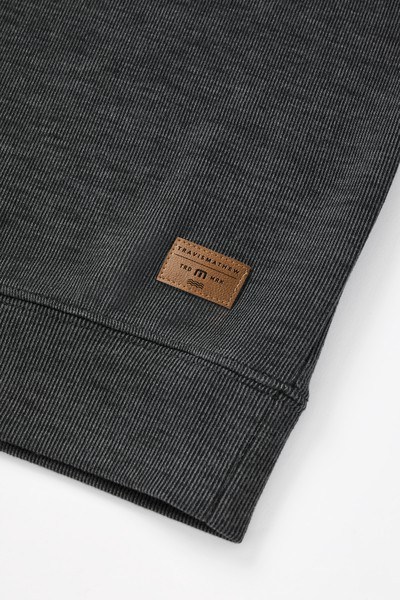Travis Mathew Cloud 1/4 zip Herren Pullover, schwarz