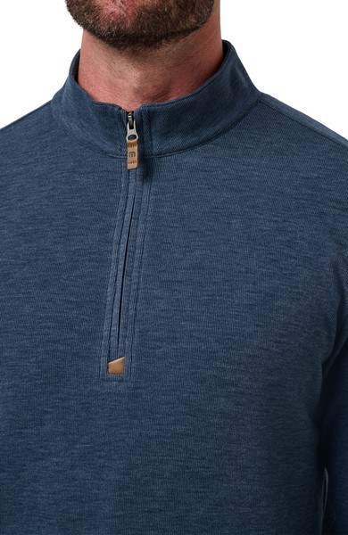 Travis Mathew Cloud 1/4 zip Herren Pullover, dunkelblau