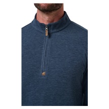 Travis Mathew Cloud 1/4 zip Herren Pullover, dunkelblau