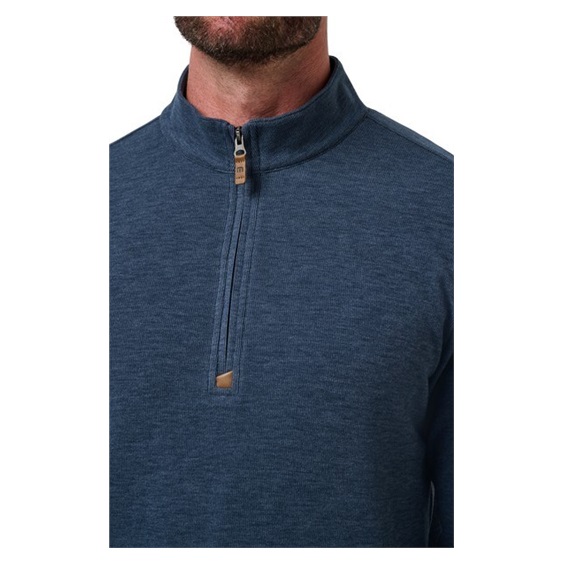 Travis Mathew Cloud 1/4 zip Herren Pullover, dunkelblau