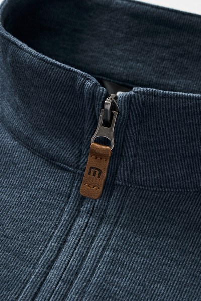 Travis Mathew Cloud 1/4 zip Herren Pullover, dunkelblau