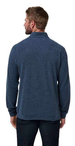 Travis Mathew Cloud 1/4 zip Herren Pullover, dunkelblau