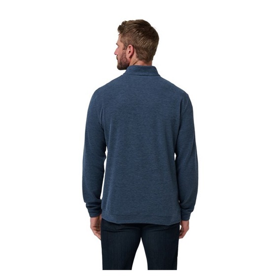 Travis Mathew Cloud 1/4 zip Herren Pullover, dunkelblau