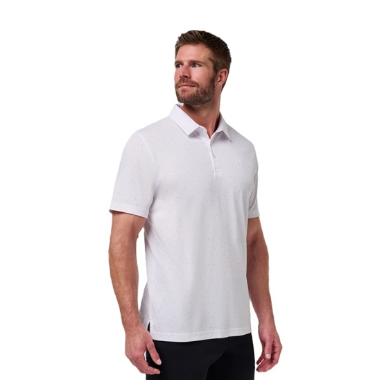 Travis Mathew Special Trip Herren Poloshirt, weiss