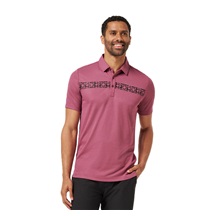 Travis Mathew Bungee Jump Herren Poloshirt, damson