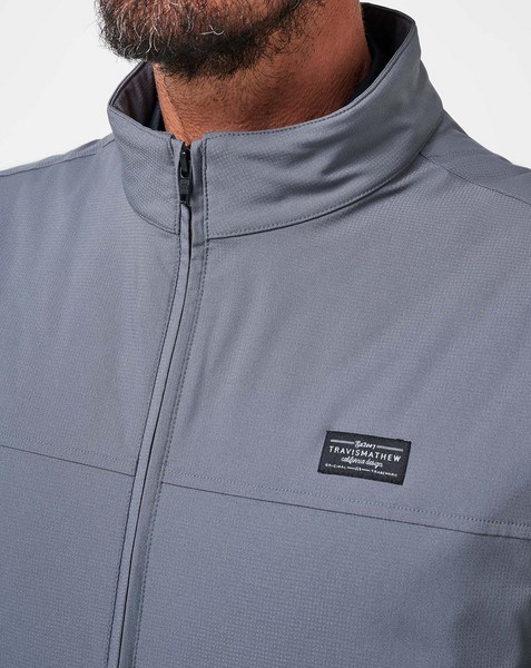 Travis Mathew Wanderlust Herren Weste, quiet shade