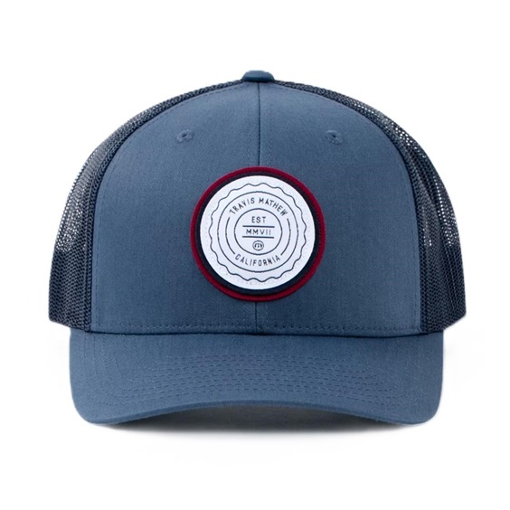 Travis Mathew The Patch Floral Junior Golf Cap, dunkelblau
