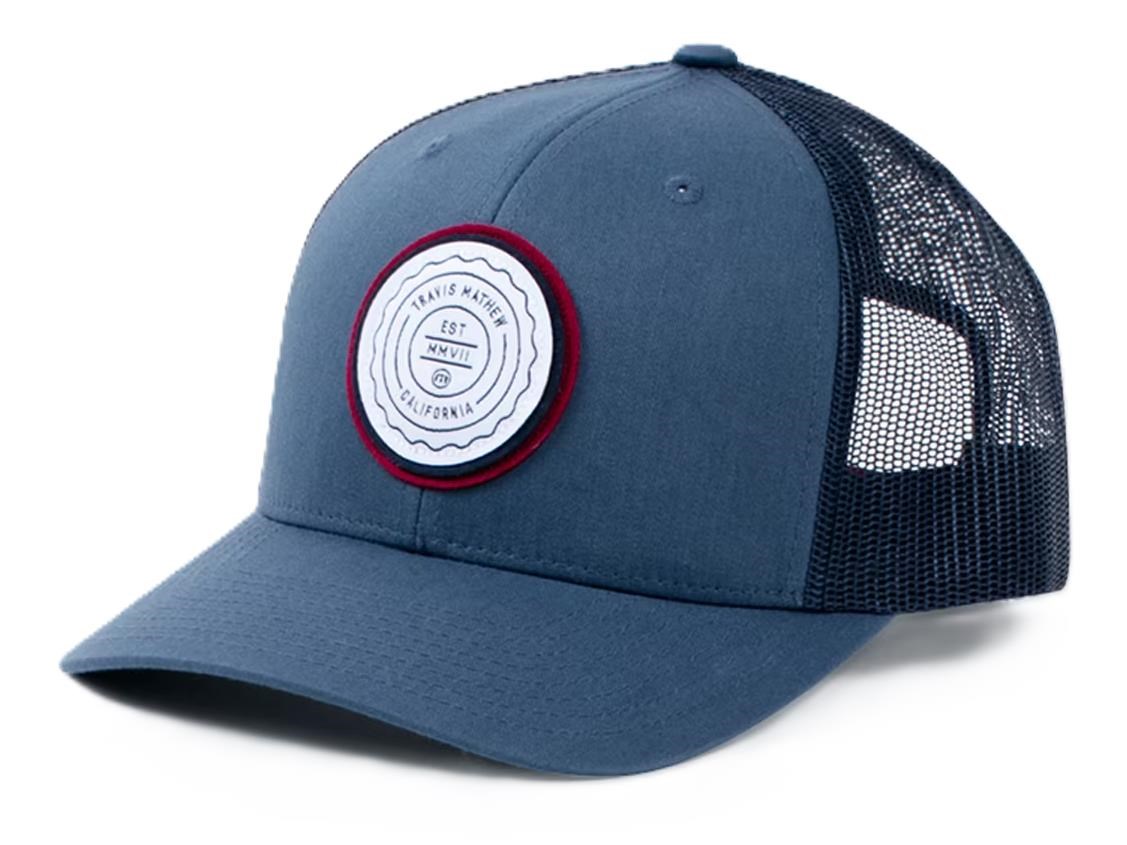 Travis Mathew The Patch Floral Junior Golf Cap, dunkelblau