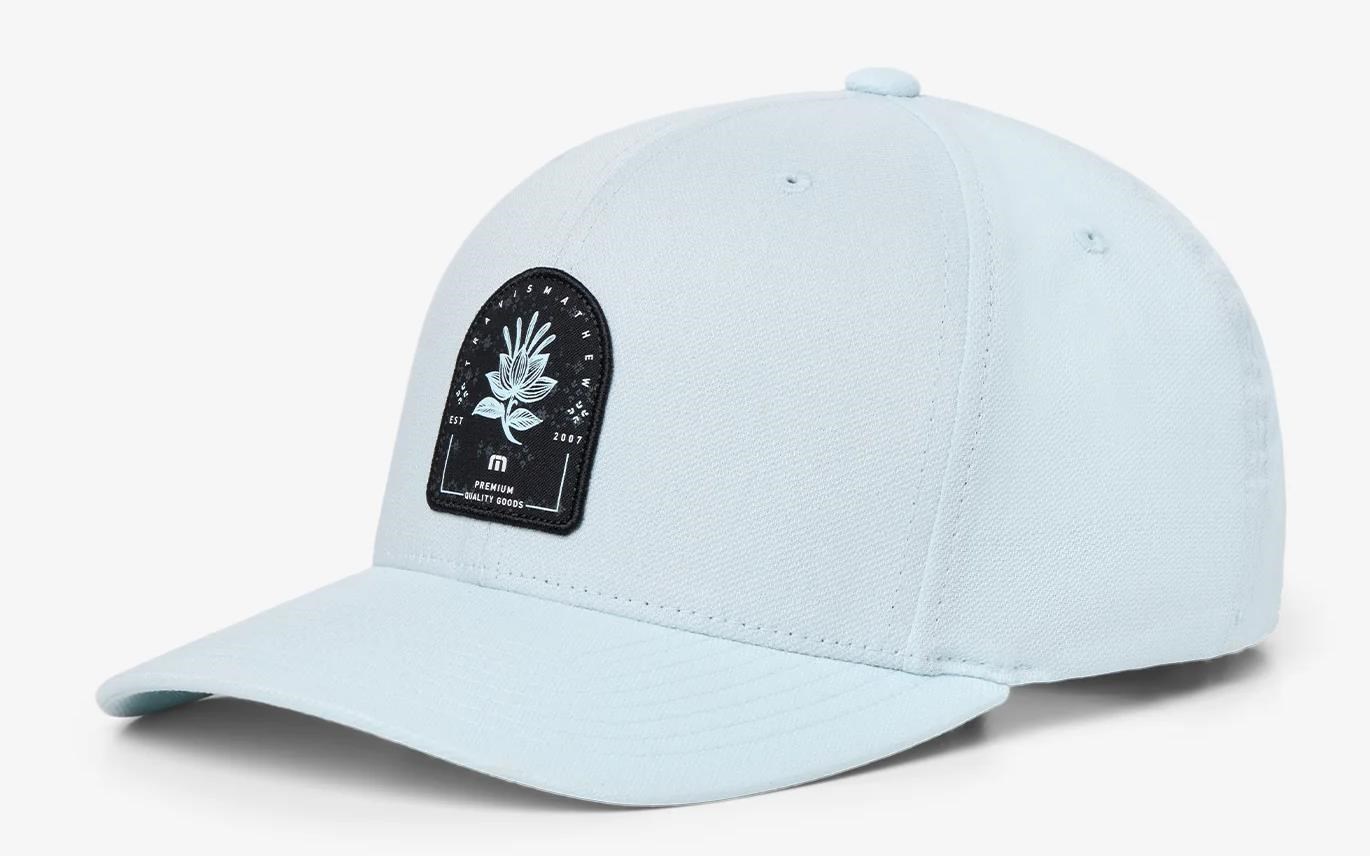 Travis Mathew Frequent Lodger Snapback Cap, azzurro