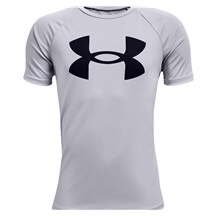 Under Armour Tech Big Logo Junior T-shirt, grau