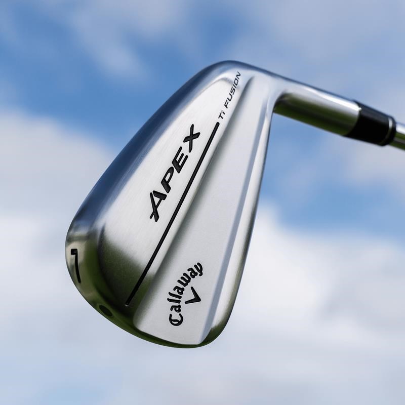 Callaway Apex Ti Fusion Plated Herren Eisen, Graphit