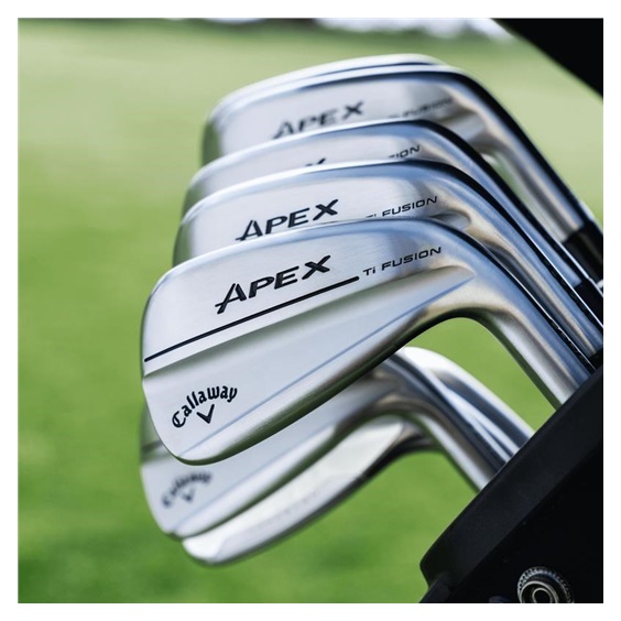Callaway Apex Ti Fusion Plated Herren Eisen, Graphit