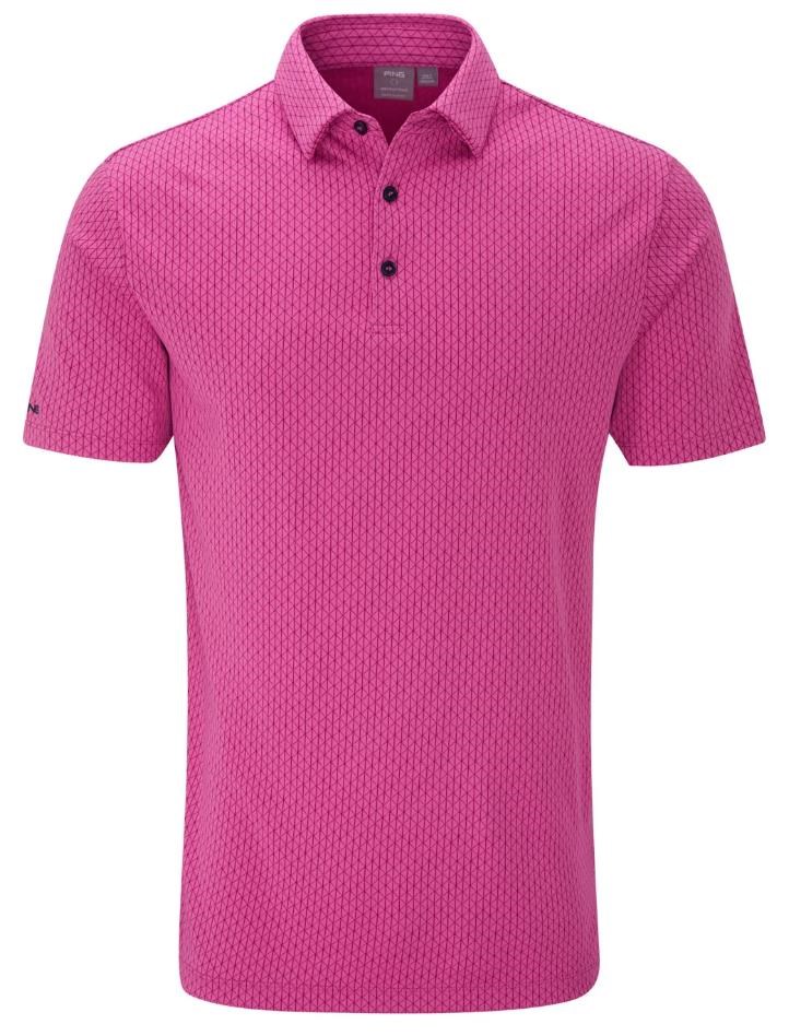 Ping Hershel Herren polo, rosa