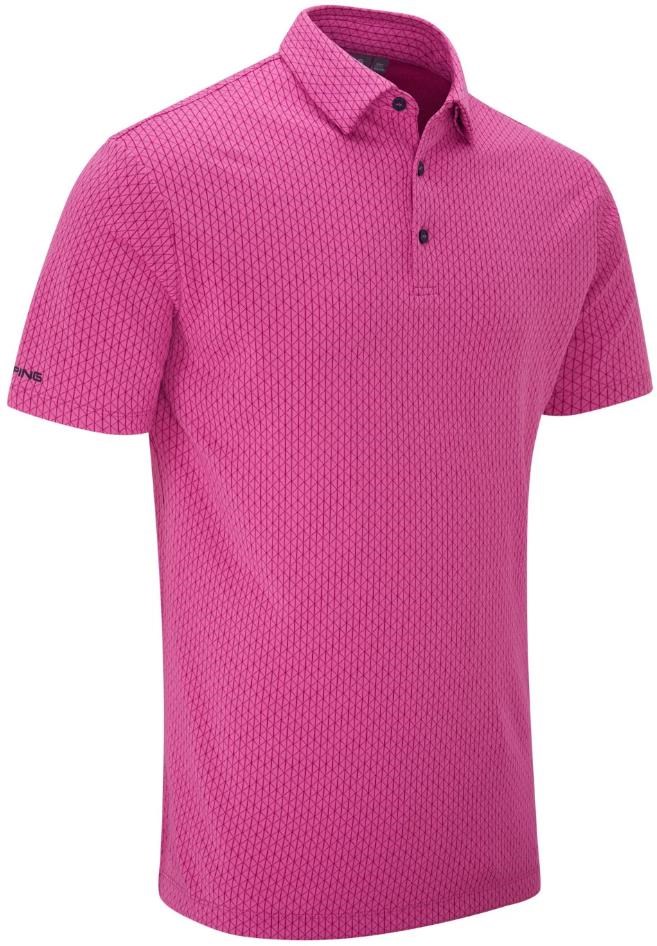 Ping Hershel Herren polo, rosa