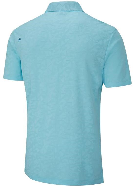 PING Geo Camo Herren Poloshirt, crystal blue